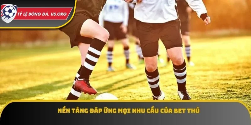 Nền tảng đáp ứng mọi nhu cầu của bet thủ